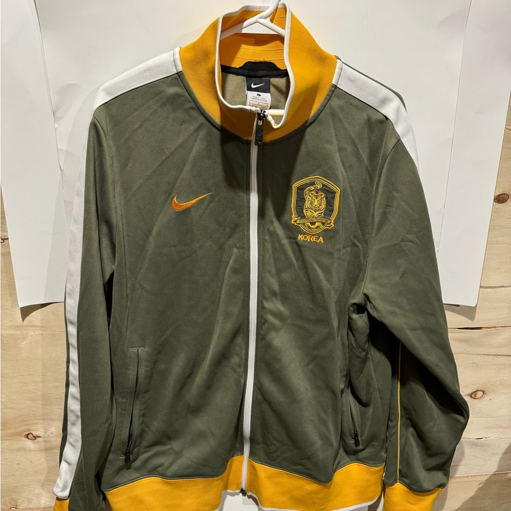 RARE Vintage Nike South Korea Soccer Football Track Top Jacket Size L